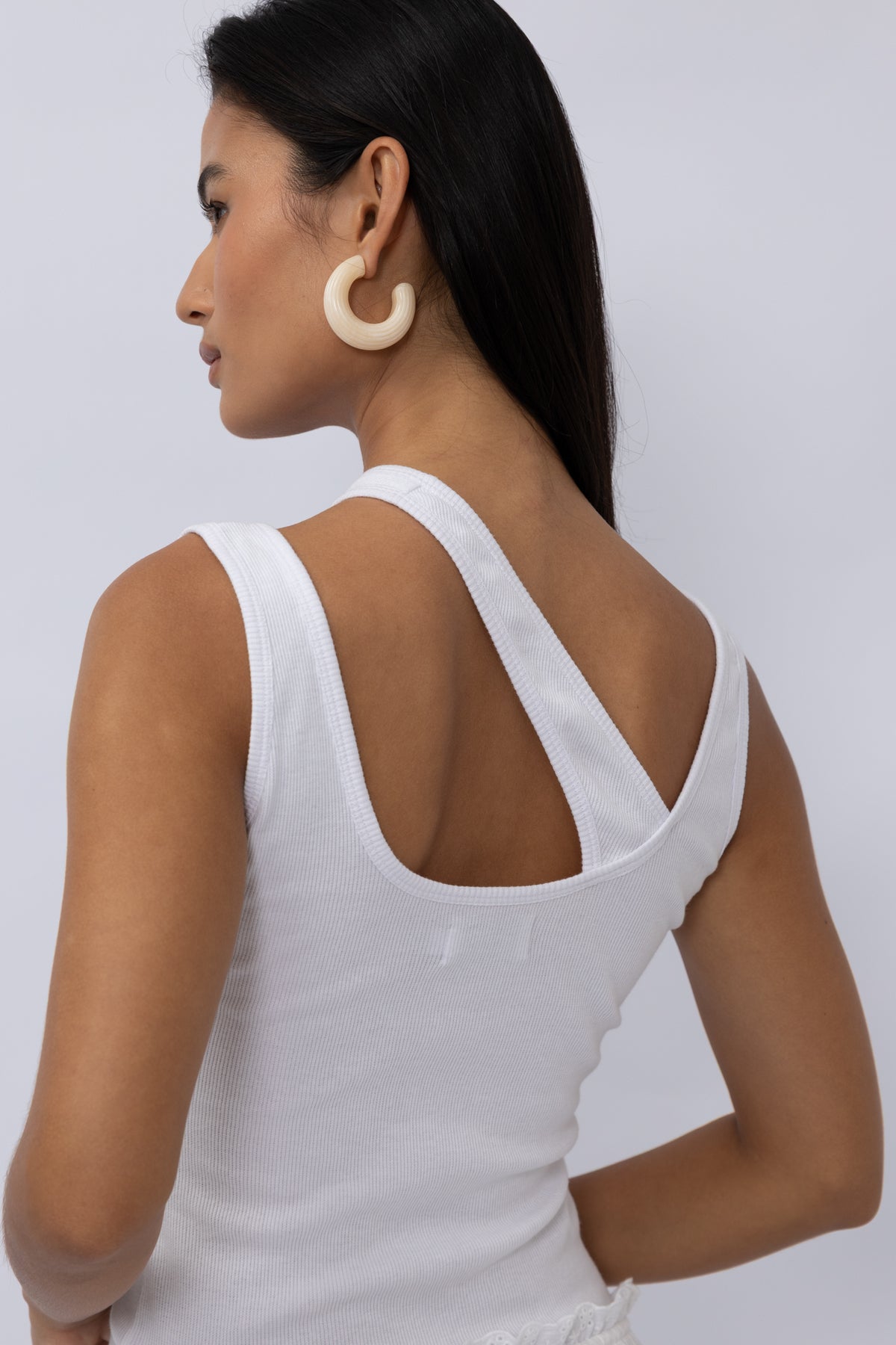 Geo Singlet | White