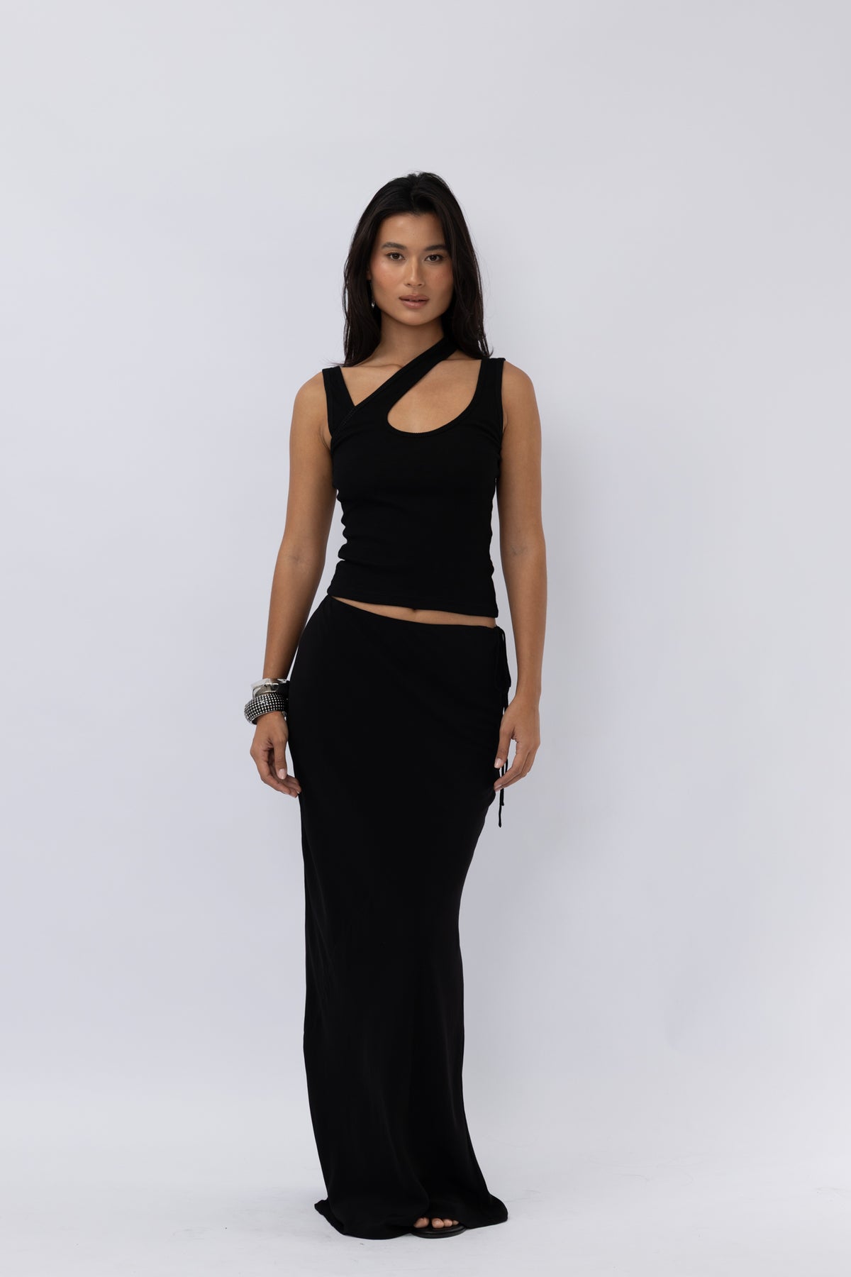 Geo Singlet | Black