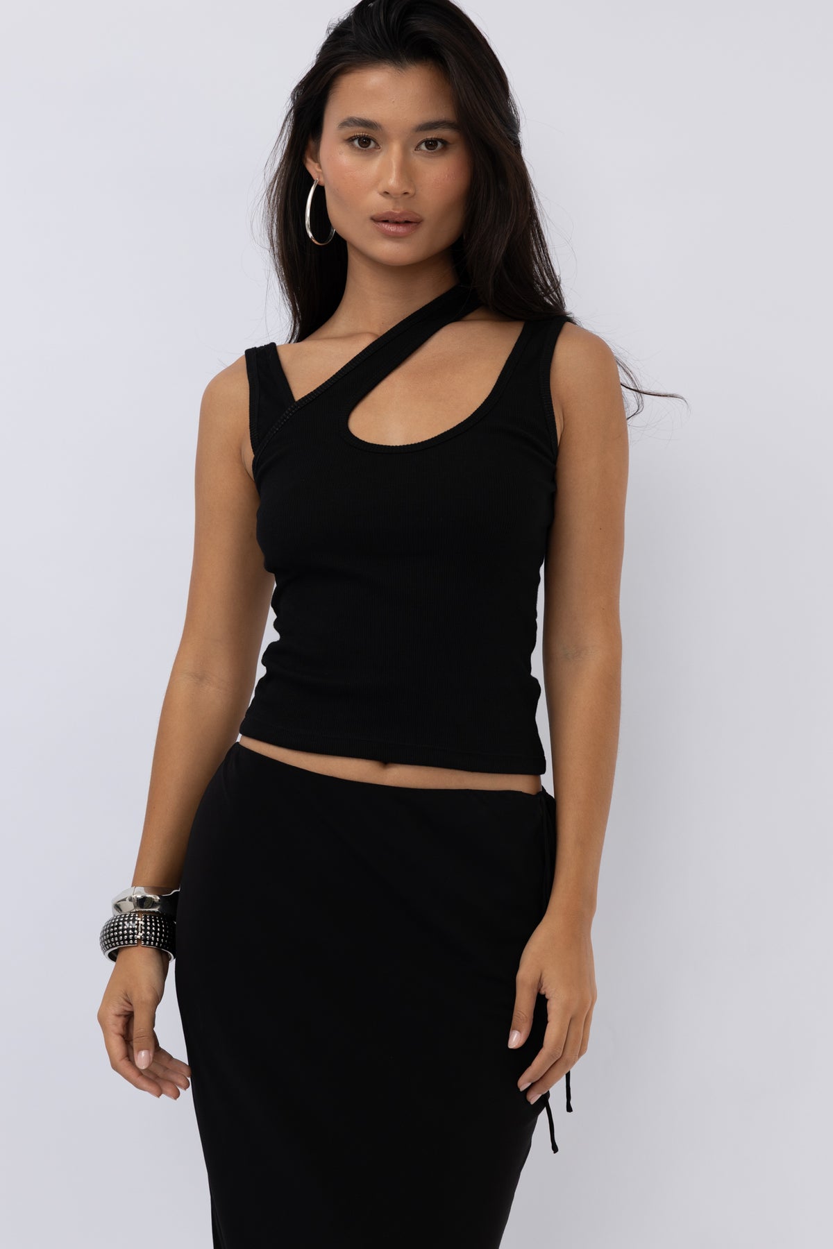 Geo Singlet | Black