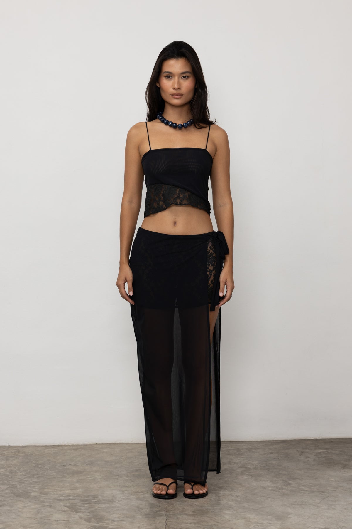 Mira Maxi Skirt | Black