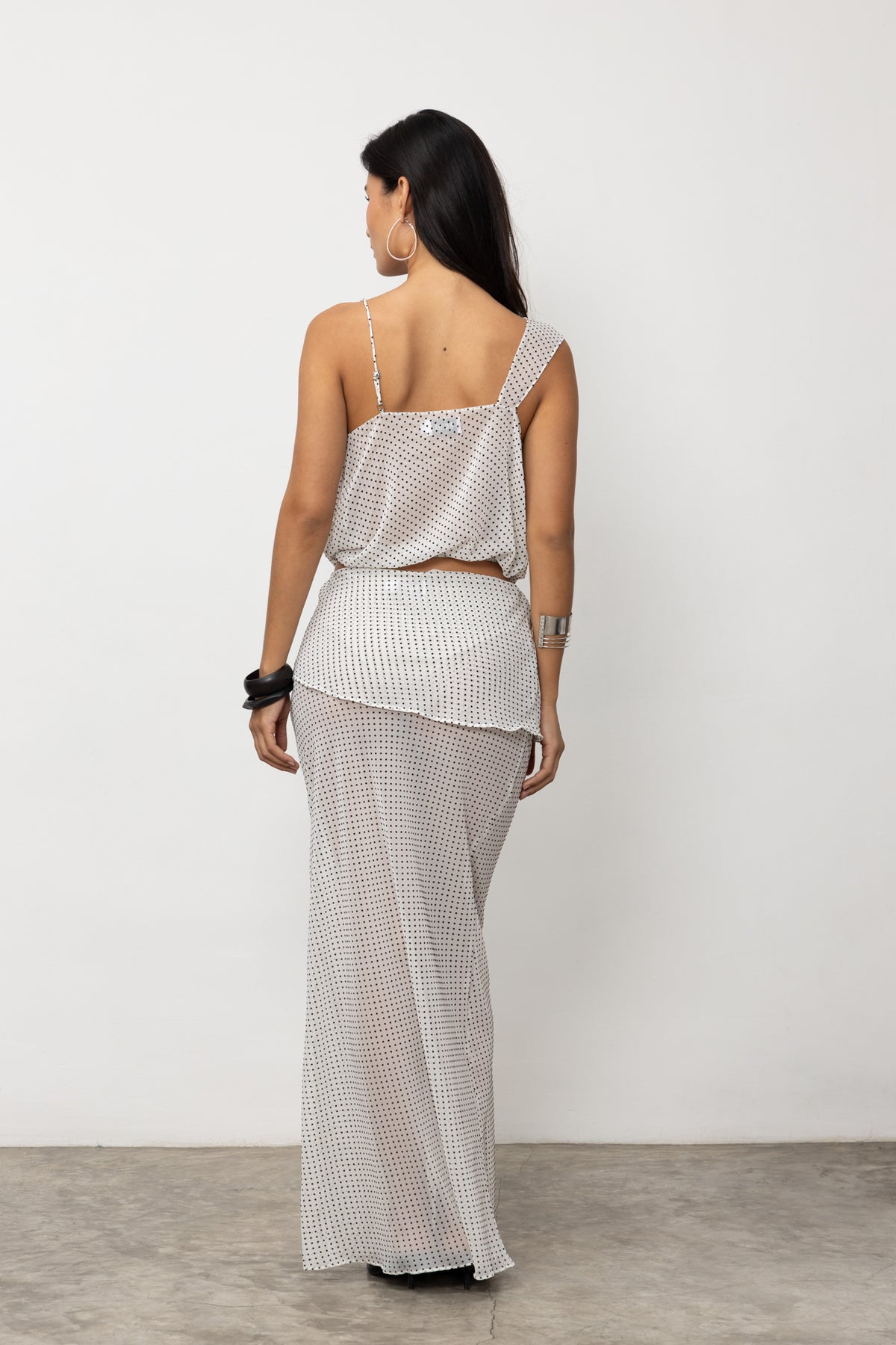 Céline Maxi Skirt | Polkadot